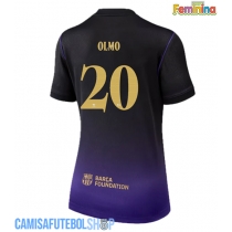 Camisa de time de futebol Barcelona Dani Olmo #20 Replicas 2º Equipamento Feminina 2026-27 Manga Curta